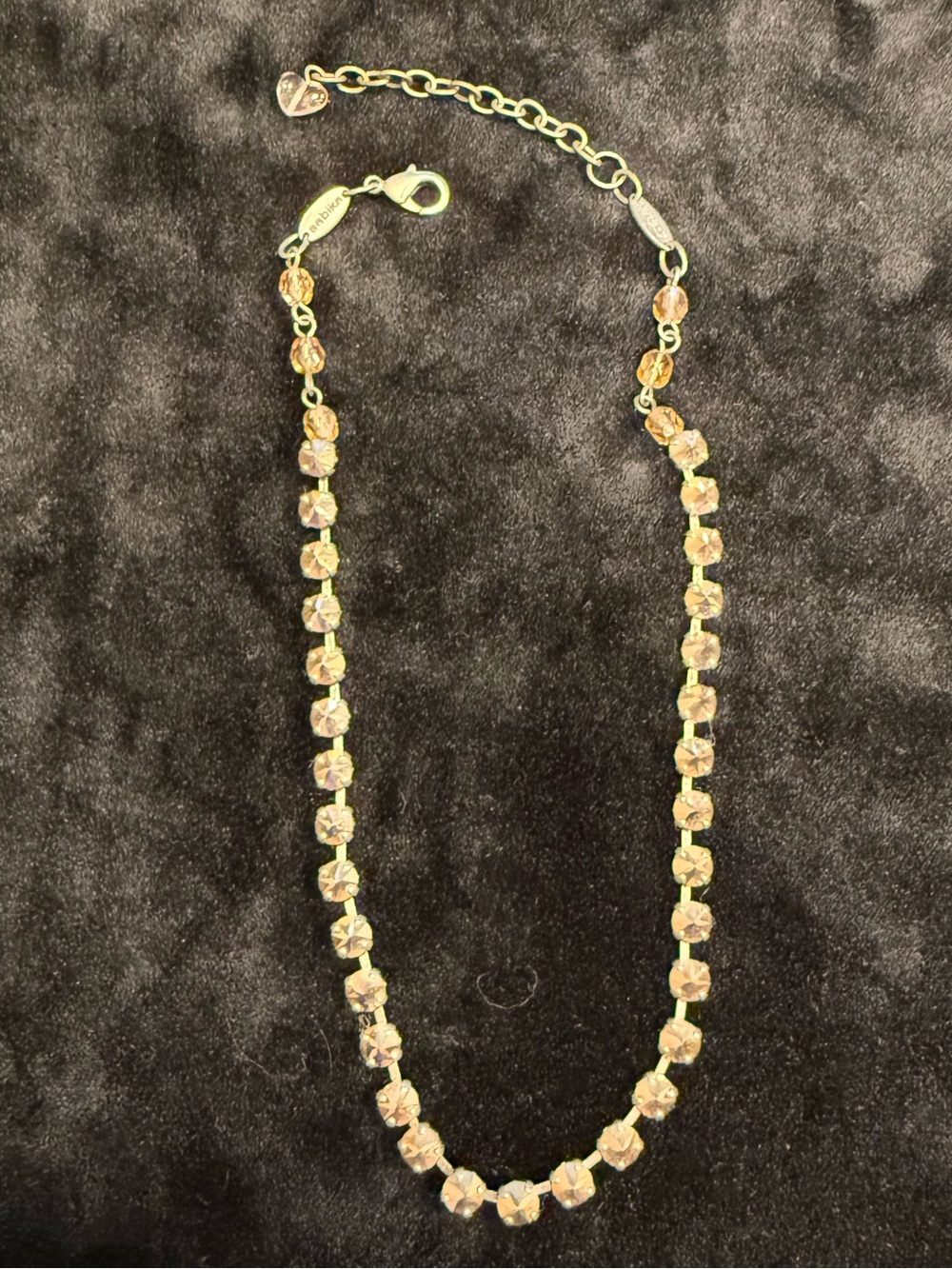 Sabika rose gold metallic fun necklace